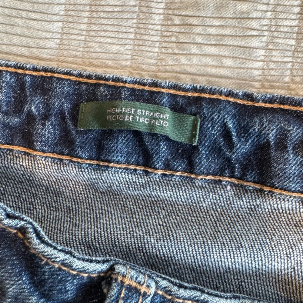 Wild Fable High Rise Straight Jeans Size 6 - Picture 3 of 4